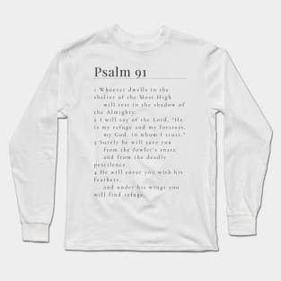 Psalm 91 Long Sleeve T-Shirt
